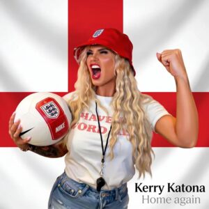 singer and reality star Kerry Katona's Home Again World Cup song supporting children in foster care
